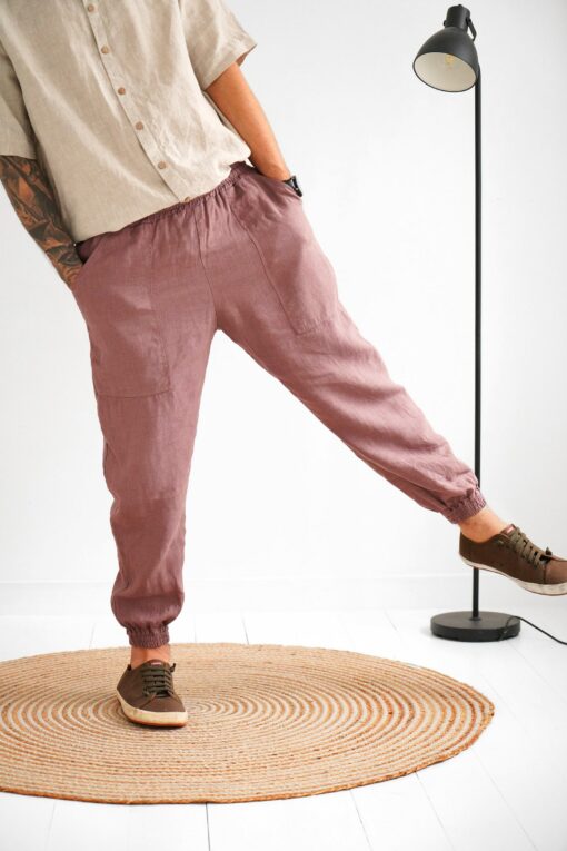 Breathable Linen Pants for Men Summer Comfort and Style - Image 2