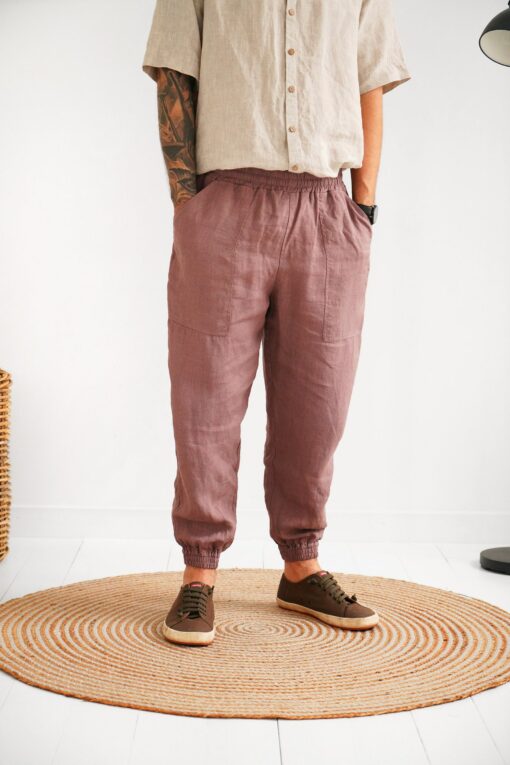 Breathable Linen Pants for Men Summer Comfort and Style - Image 3