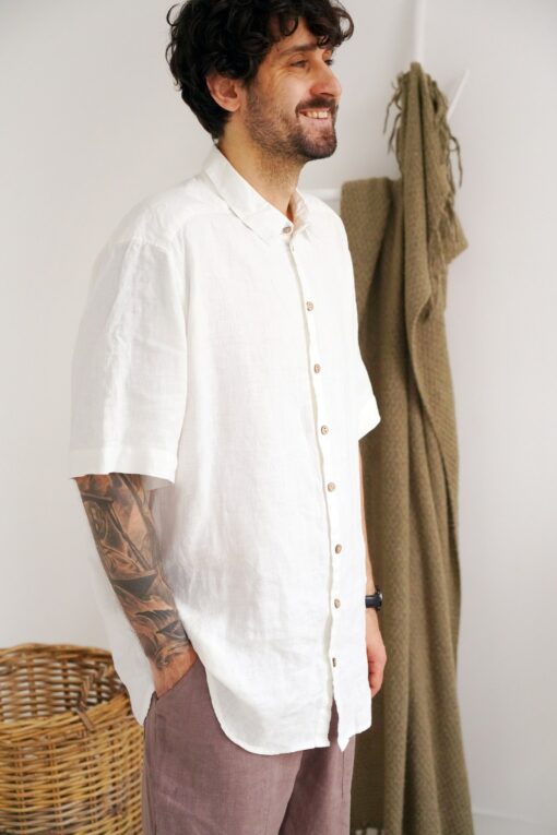 Breezy Linen Shirt Elevate Your Style with Comfort and Sophistication - Image 6