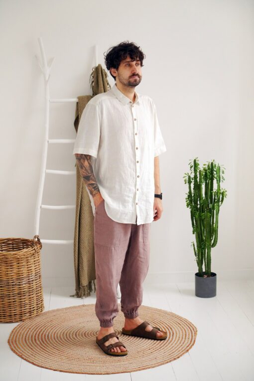 Breezy Linen Shirt Elevate Your Style with Comfort and Sophistication - Image 2