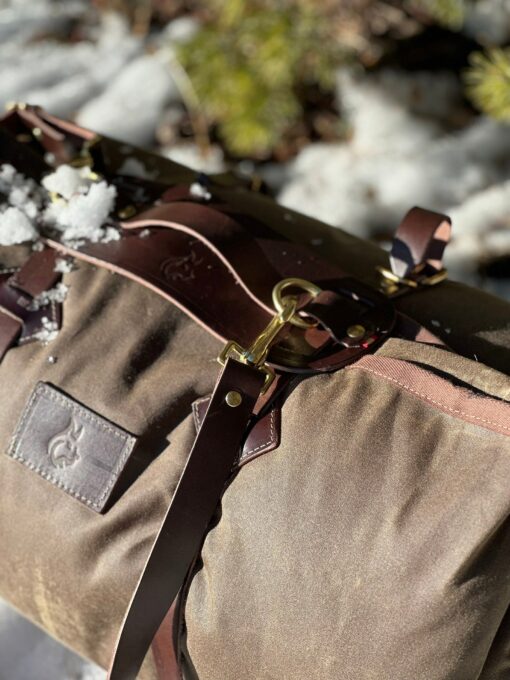 Bushcraft Spain Oilskin Cowboy Bedroll Waxed Canvas Bivvy Bag for Traditionalists - Image 5