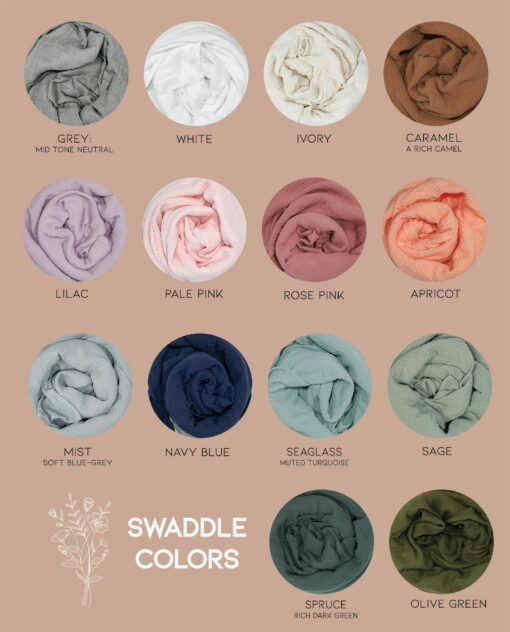 Personalized Hand Embroidered Baby Swaddle Blanket Soft, Breathable Cotton Muslin for a Cozy and Cherished Keepsake - Image 2