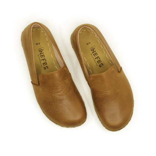 Elevate Your Style and Well-being Grounding Brown Loafers for Men - Image 4