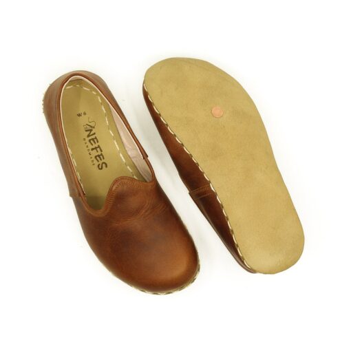 Grounding Shoes for Men Embrace Freedom with Wide Toe Box and Copper Infused Leather Sole - Image 5