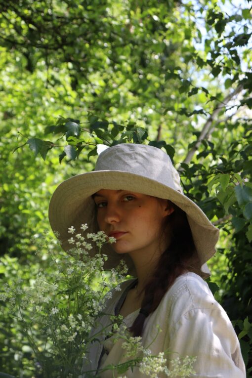 Waterfall Women's Linen Sun Hat for Unparalleled Sun Protection and Style - Image 3
