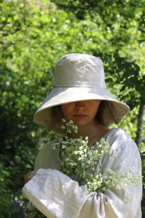 Waterfall Women's Linen Sun Hat for Unparalleled Sun Protection and Style - Image 2