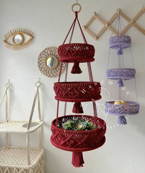 Hanging Fruit Basket The Ultimate Kitchen Storage Solution for Fresh Produce - Image 2