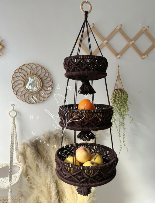 Hanging Fruit Basket The Ultimate Kitchen Storage Solution for Fresh Produce - Image 4