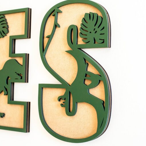 Personalized Dinosaur Name Sign A Roaring Addition to Your Child's Room - Image 3