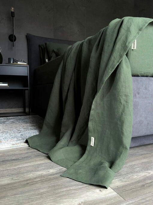 100% Hemp Flat Sheet Autumn Grass Hemp Top Sheet for a Restful Night's Sleep - Image 2