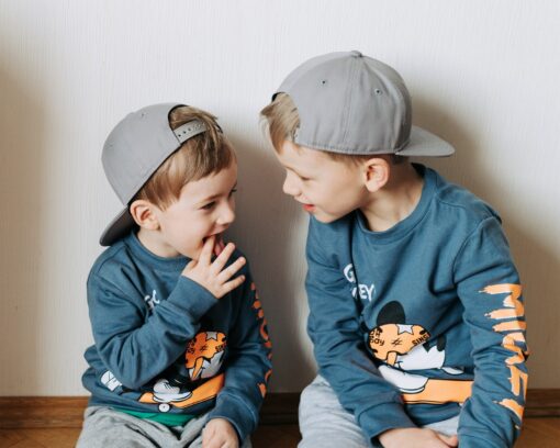 Matching Big Bro Little Bro Snapbacks Personalized Sibling Announcement Hats for Infants, Toddlers, and Kids - Image 4