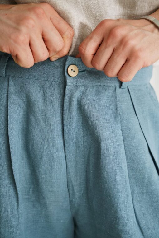 Breezy Linen Joggers Elevate Your Style with Comfort and Sophistication - Image 5