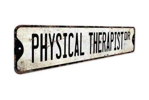 Vintage-Inspired Physical Therapist Sign Elevate Your Practice with Rustic Charm - Image 3