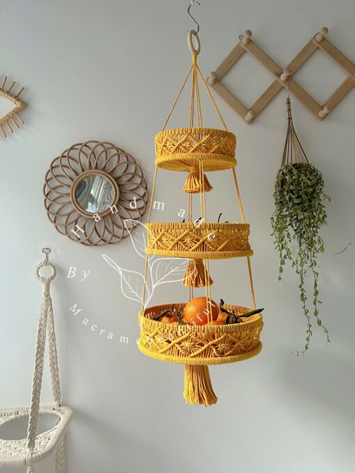 Hanging Fruit Basket The Ultimate Kitchen Storage Solution for Fresh Produce - Image 3