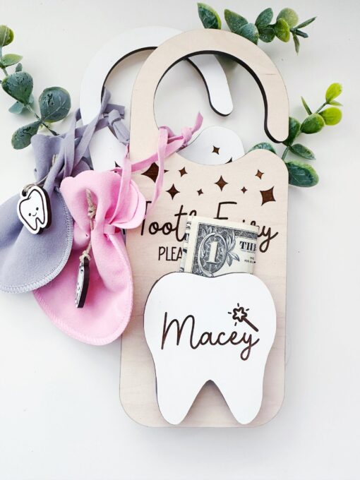 Enchanting Tooth Fairy Money Holder A Magical Gateway to Dreamland - Image 2