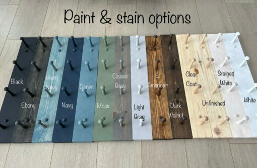 Versatile Wooden Shelf with Hooks and Ledge Enhance Your Home Decor and Organization - Image 3