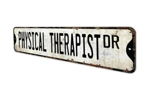 Vintage-Inspired Physical Therapist Sign Elevate Your Practice with Rustic Charm - Image 4