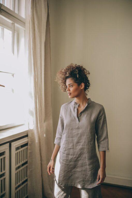 Breezy Linen Tunic Effortless Style for Every Body - Image 2