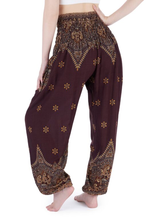 Flowy Boho Pants Embrace Bohemian Chic with Our Harem Yoga Trousers - Image 3