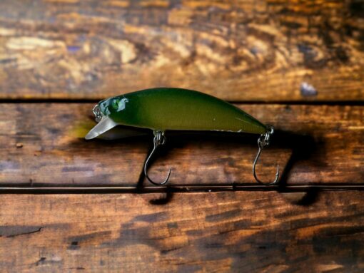 ?Minnow Kaki 2? Handcrafted Trout Enticer | Precision-Engineered Hard Lure - Image 2
