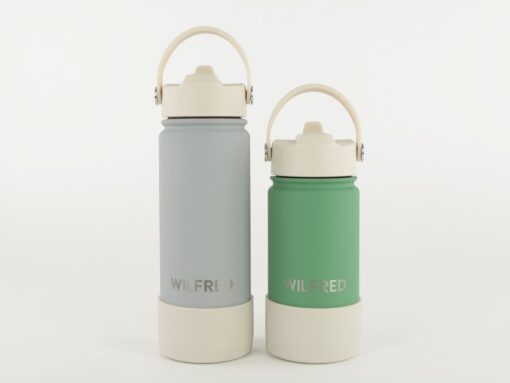 Personalized Engraved Insulated Reusable Drinks Bottle - 14oz/400ml - Clay Font/Horizontal - Image 6