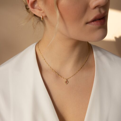 Birthstone Pendant Necklace A Timeless Treasure for Mom and Grandma - Image 4