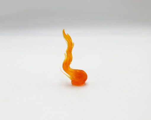 Glowing Embers WILD FIRE! Translucent Orange Resin Fire Diorama for Gaming and Fairy Gardens - Image 4