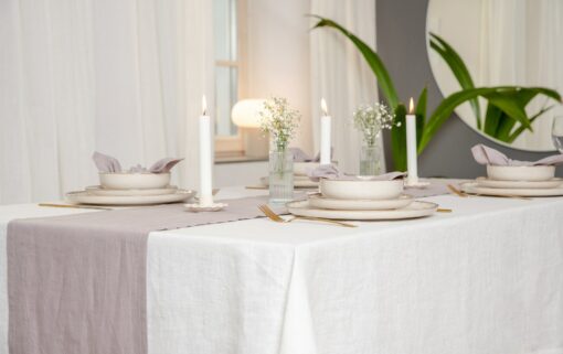 Elegant Linen Tableware Sustainable Napkins and Placemats for a Refined Dining Experience - Image 6