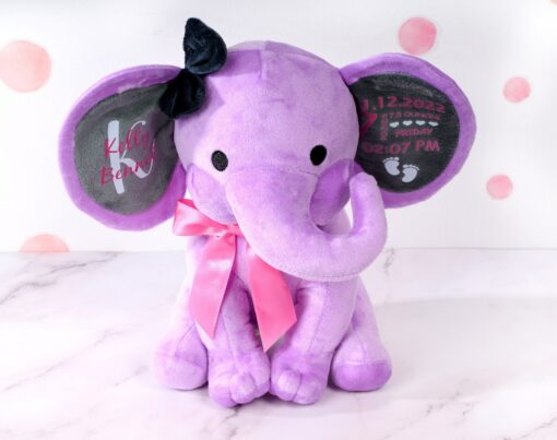 Personalized Elephant A Cherished Keepsake for Baby's Special Moments - Image 2