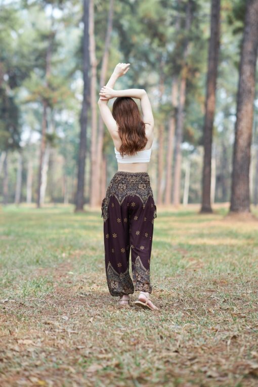 Flowy Boho Pants Embrace Bohemian Chic with Our Harem Yoga Trousers - Image 6