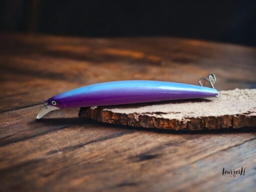 Pike's Nemesis "Purple River" Handcrafted Jerkbait for Unstoppable Fishing - Image 5