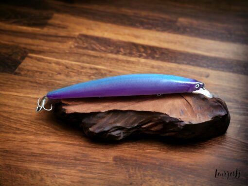 Pike's Nemesis "Purple River" Handcrafted Jerkbait for Unstoppable Fishing - Image 4