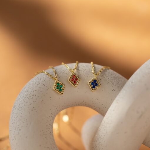 Birthstone Pendant Necklace A Timeless Treasure for Mom and Grandma - Image 2