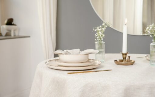 Exquisite Linen Tablecloth Elevate Your Celebrations with Timeless Elegance - Image 6