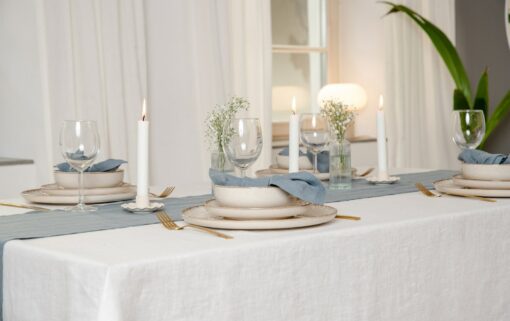 Elegant Linen Tableware Sustainable Napkins and Placemats for a Refined Dining Experience - Image 4