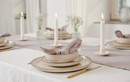 Elegant Linen Tableware Sustainable Napkins and Placemats for a Refined Dining Experience - Image 5