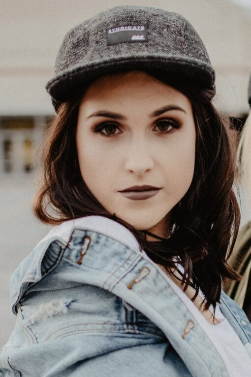 Cozy Grey Wool 5-Panel Hat Elevate Your Winter Style - Image 2