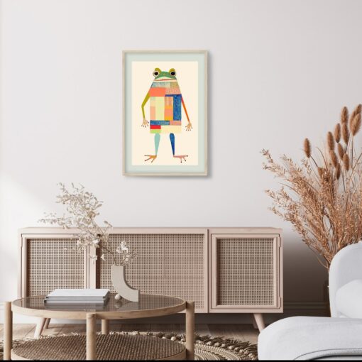 Ribbiting Good Times The Hoppy Poster for Frog Lovers and Quirky Decor - Image 3