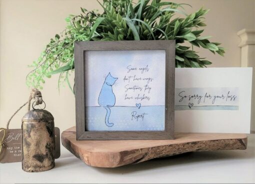 Cherished Memories Personalized Cat Memorial Gift for Grieving Pet Owners - Image 2