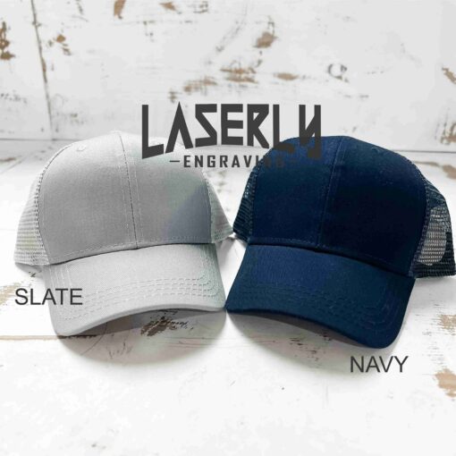 Personalized Toddler Ball Cap Mesh Back, Leather Patch, Perfect for Gifts - Image 5