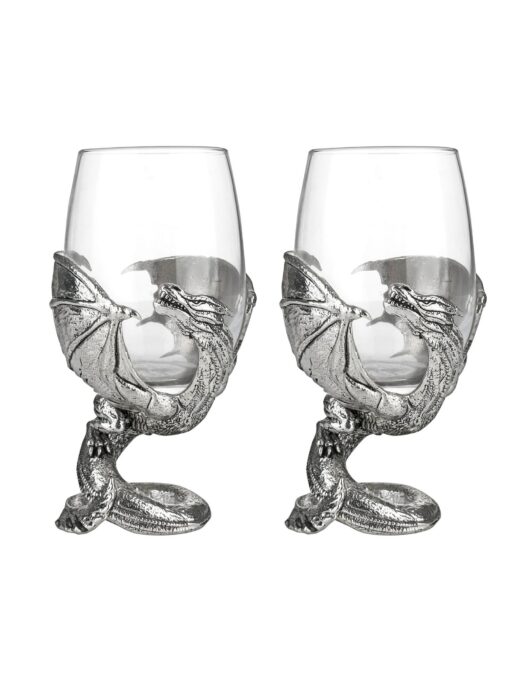 Breathtaking Dragon Wine Glasses Handcrafted Fantasy Barware for Enchanting Gatherings - Image 2