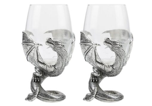 Breathtaking Dragon Wine Glasses Handcrafted Fantasy Barware for Enchanting Gatherings - Image 3