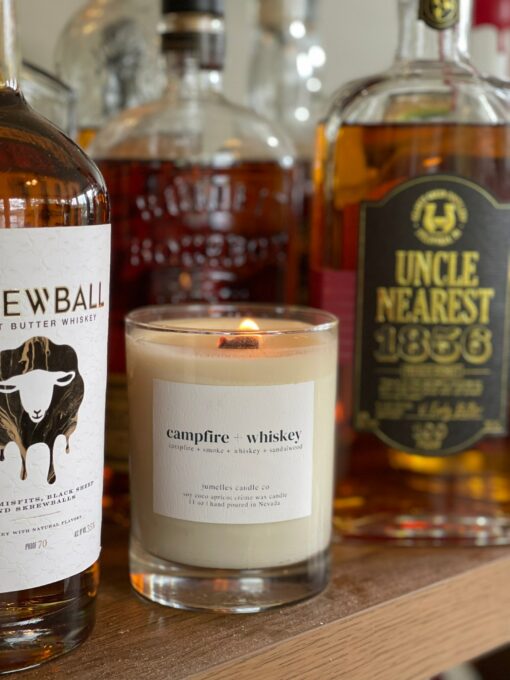 Western Collection Hand-Poured Soy Wax Candle in a Whiskey Glass - Image 3