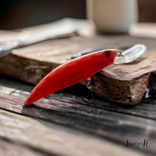 Handcrafted Trout Tracker "Rose Water" Rapala Replica for Precision Fishing - Image 3