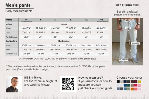 Organic Linen Lounge Pants Sustainable Comfort for Men - Image 6