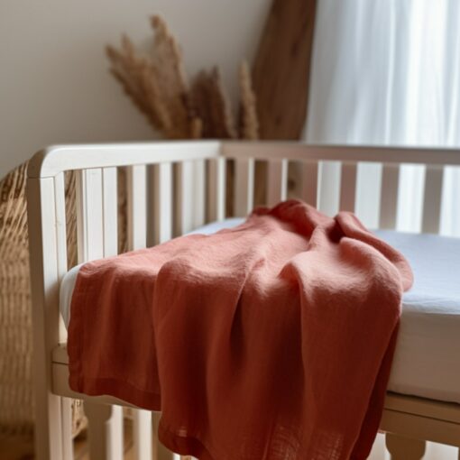 Ultra-Soft Linen Blanket The Perfect Snuggle for Your Little One - Image 2