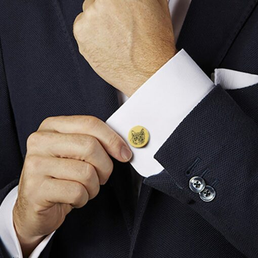 Personalized Pet Cufflinks A Unique Keepsake for the Groom on His Wedding Day - Image 6