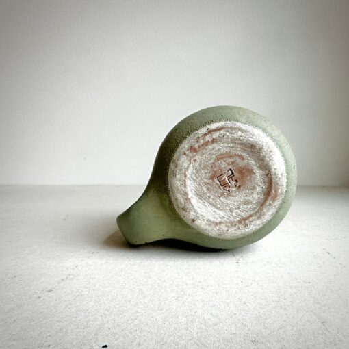 Timeless Treasures Handcrafted Aged Green Ceramic Mug for Your Daily Ritual - Image 4