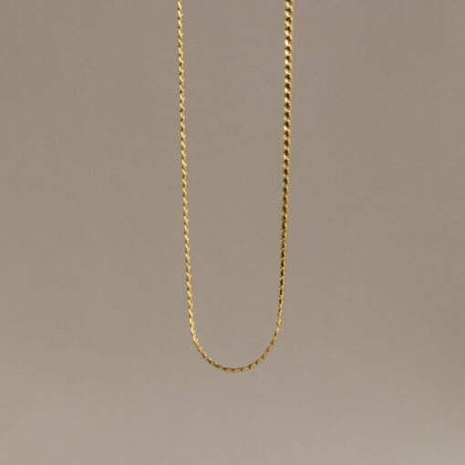 Caitlyn Minimalist Men's Bold Snake Chain Necklace Elevate Your Everyday Style - Image 4
