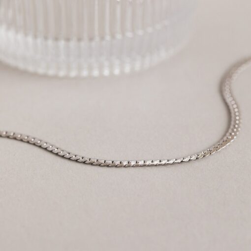 Caitlyn Minimalist Men's Bold Snake Chain Necklace Elevate Your Everyday Style - Image 6